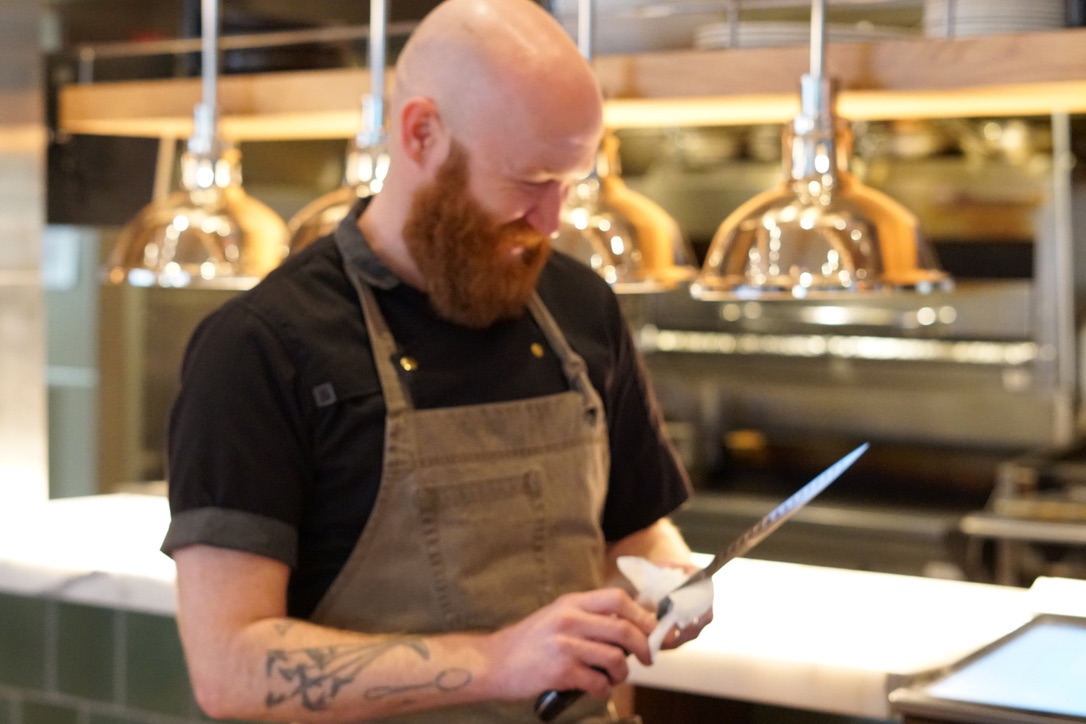 At the pass