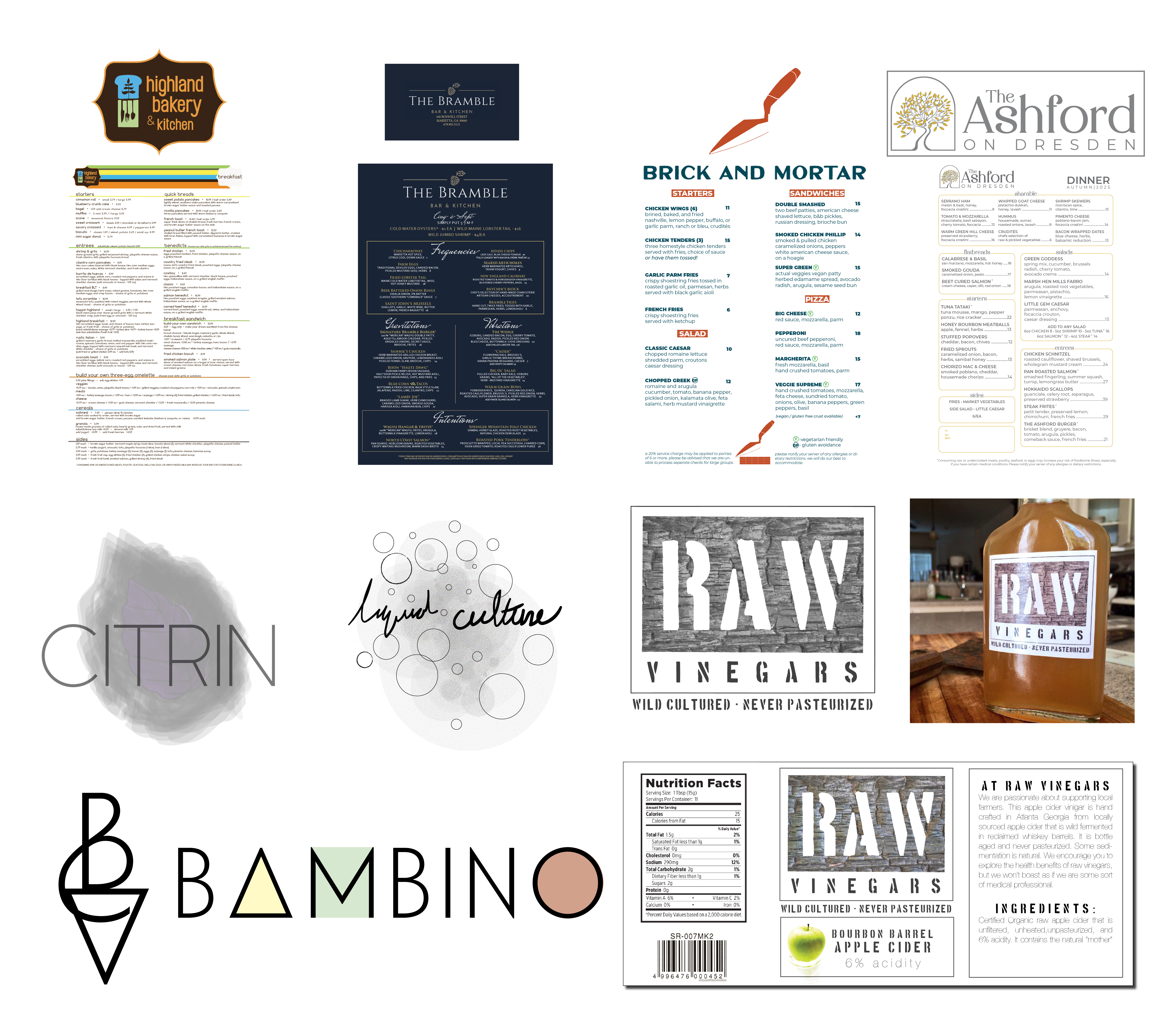 Selected clients of Culinary Confidential